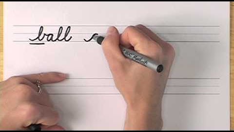 How To Write in Cursive // Lesson 14 // A complete Course // FREE Worksheets