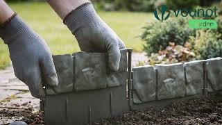 Bordure De Jardin Imitation Pierre Facile À Poser Et Durable