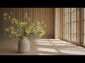 Minimalist Sunlit Spring Flowers Warm Light Samsung Frame TV Screensaver