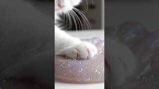 ASMR CAT PAW SLIME / so satisfying sound🎧 ADHD, Focus, Study, Work, Relaxation #catasmr