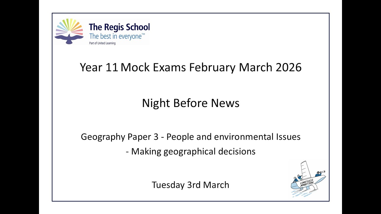 NBN Year 11 PPE Geography Paper 3