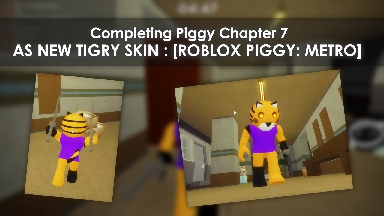 Completing Piggy Chapter 7 As New Tigry Skin Roblox Piggy