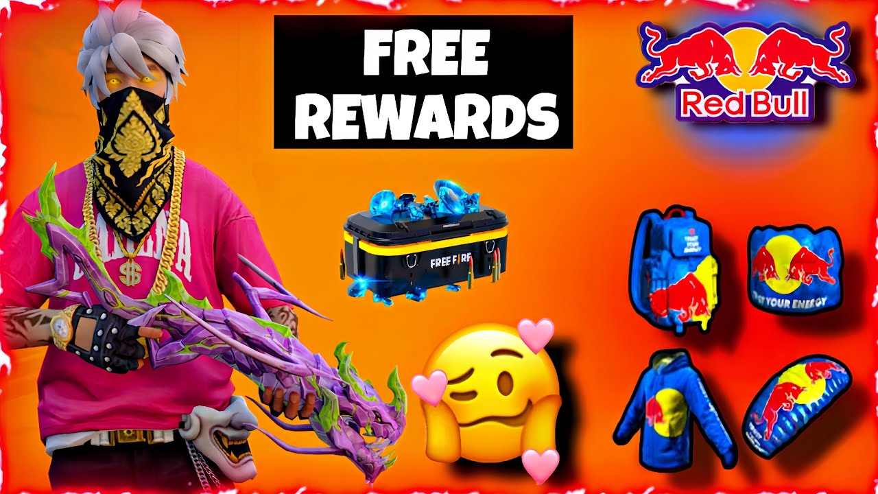 Free Fire New Collab With Red Bull ♉ 2025 Pakistan | All Free Rewards Red 🍒 Bull Event In Free Fire