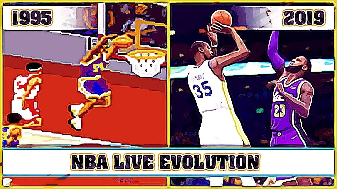 NBA LIVE evolution 1995 - 2019