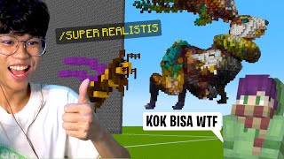Gw Prank Temen Gua Pake Build Super Realistis Di Lomba Building Minecraft (Ft.@ElestialHD )