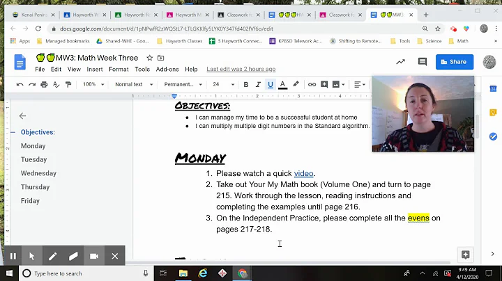 Overview of Hayworth Google Classroom