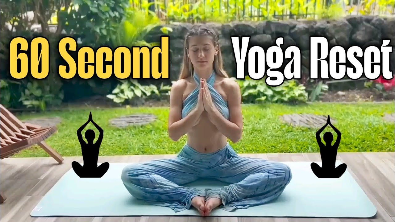 60-Second Morning Yoga Reset | Release Stress, Calm Your Mind & Start Fresh Yoga 