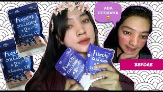 Frozen collagen 2 in 1 whitening x10 ❤❤ #frozencollagen