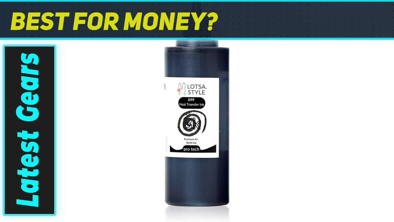 Чернила премиум-класса DTF LOTSA. STYLE: лучший черный цвет для ярких отпечатков!