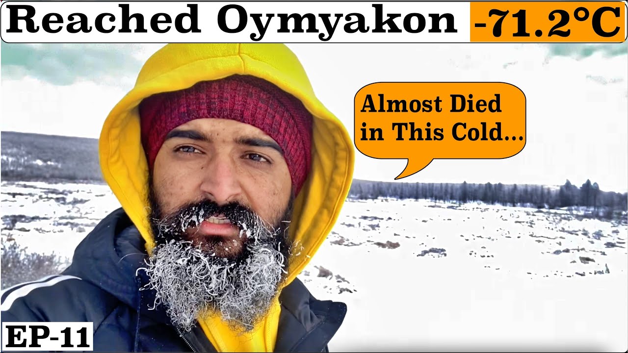 Reached Oymyakon Most Coldest Place on Earth -71.2°C|Punjabi Travel Vlog|Vlog|Yakutia|Sakha Republic