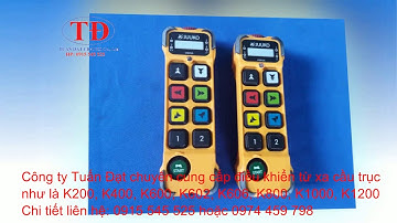 Điều khiển từ xa cầu trục K200, K400, K600, K602, K606, K800, K808, K1000, K1200, K1212