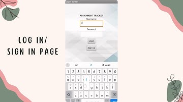 ASSIGNMENT TRACKER APPLICATION - CSC264 INDIVIDUAL ASSIGNMENT: MOBILE APPLICATION DEVELOPMENT