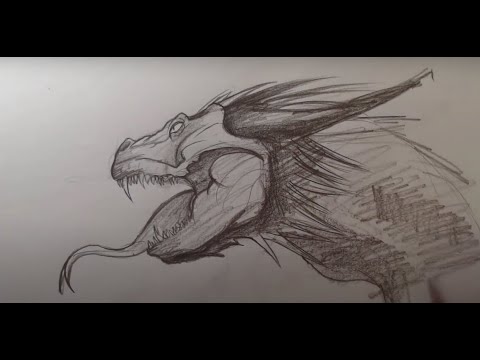 Vídeo: Como Desenhar Um Lindo Dragão