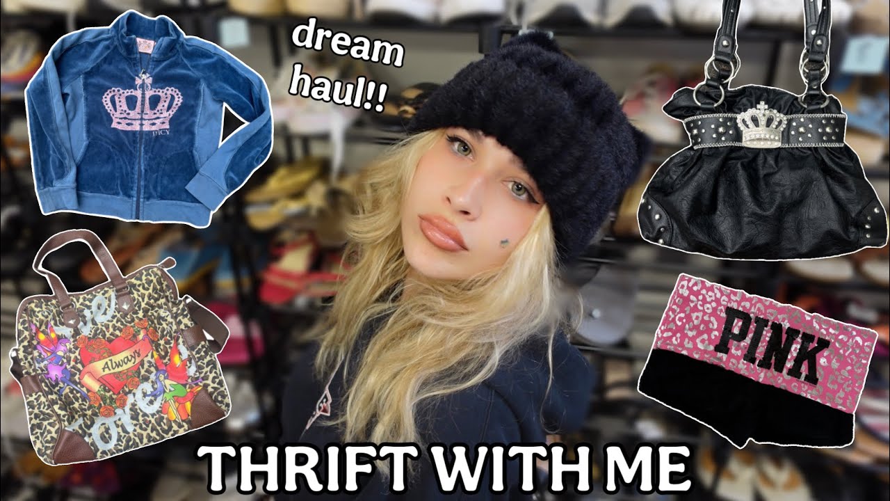 Thrift With Me: БЕЗУМНЫЕ трофеи начала 2000-х (Juicy, Ed Hardy, PINK)