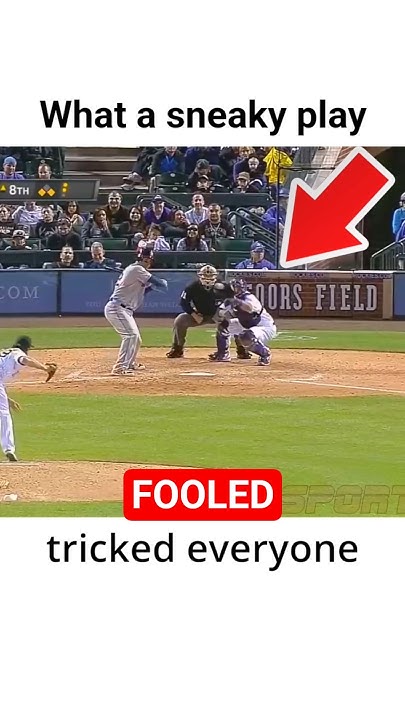 He Tricked Everyone #baseball - YouTube