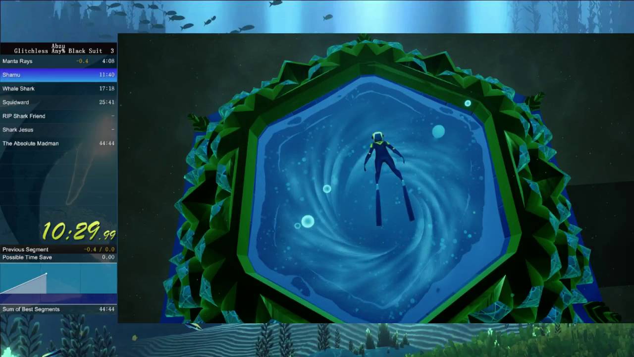 Abzu Glitchless Black Suit Any% speedrun - 