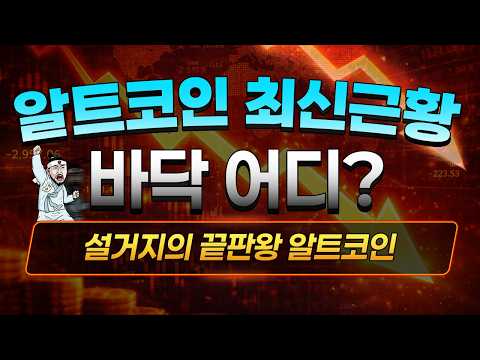 불장때 한가닥 했던 알트코인들 최신근황 2026.ver