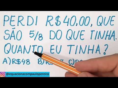 🔥 HELP MATEMÁTICA BÁSICA - Probleminha de Fração  #149