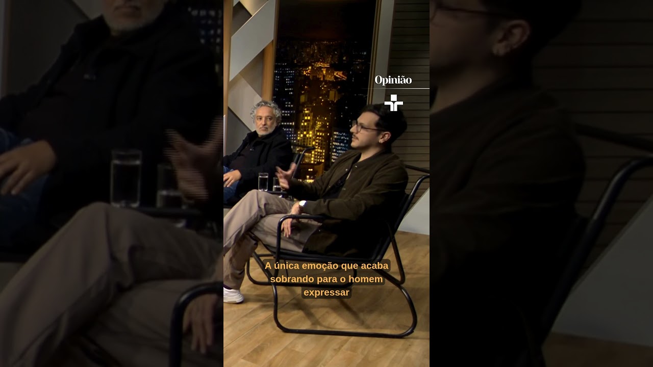 "Nos homens, a alegria é suprimida", diz Gustavo Andrade Soares. 