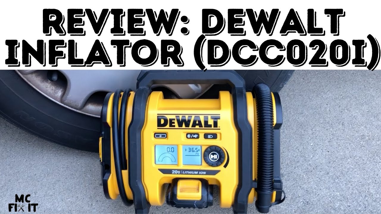 Review: DeWalt Inflator DCC020I - How well does it work for inflating tires?