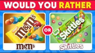 Would You Rather...? Gold vs Green 🍕🥗 | Food Quiz | Tutor Christabel