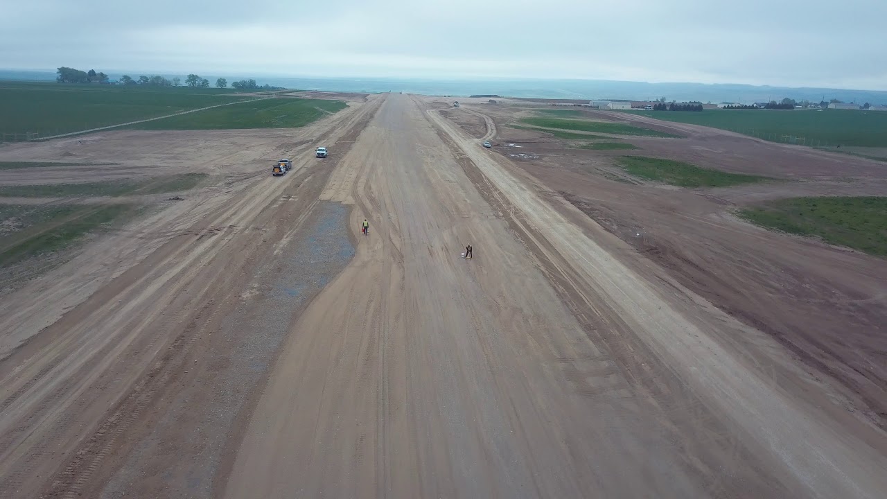 wheatland airport construction YouTube