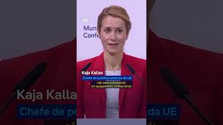 UE rebate os EUA: "Europa não é 'woke' nem decadente" - #shorts