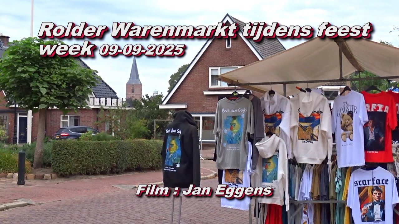 Rolderwarenmarkt tijdens de Feestweek 09 09 2025