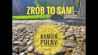 Układanie kamienia polnego zamiast kostki  bruk na podjazd  kocie łby #Paving #Brukarz