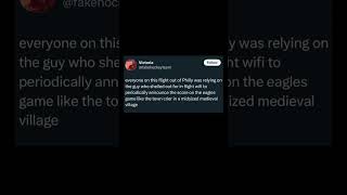 philly flight depends on one wifi town crier | Subscribe for more #motivation 😊👍