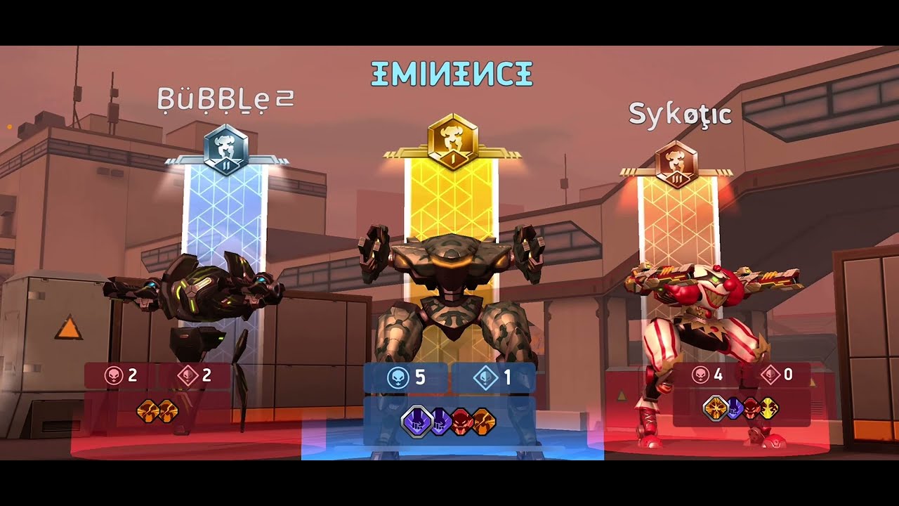 Mech Arena ~ NEW 5VS5 (TOUR) MAP!! 1 of the new 3 maps.. it’s huge.. I’m loving it !!!