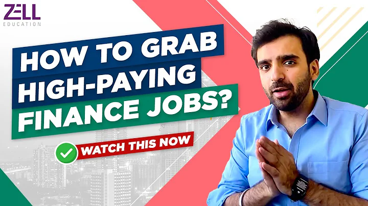How to grab high-paying finance jobs? @ZellEducation