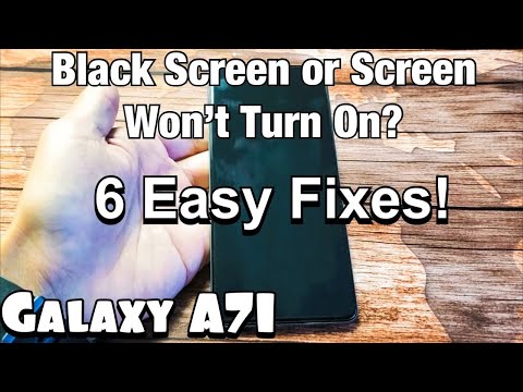 गैलेक्सी A71: ब्लैक स्क्रीन को कैसे ठीक करें या स्क्रीन चालू नहीं होगी - 6 आसान सुधार!