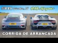 Porsche 918 Spyder vs 911 Turbo S: CORRIDA DE ARRANCADA