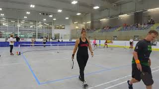 2022 Canadian National Pickleball Championships. Mixed Doubles 30+ 1st Round.