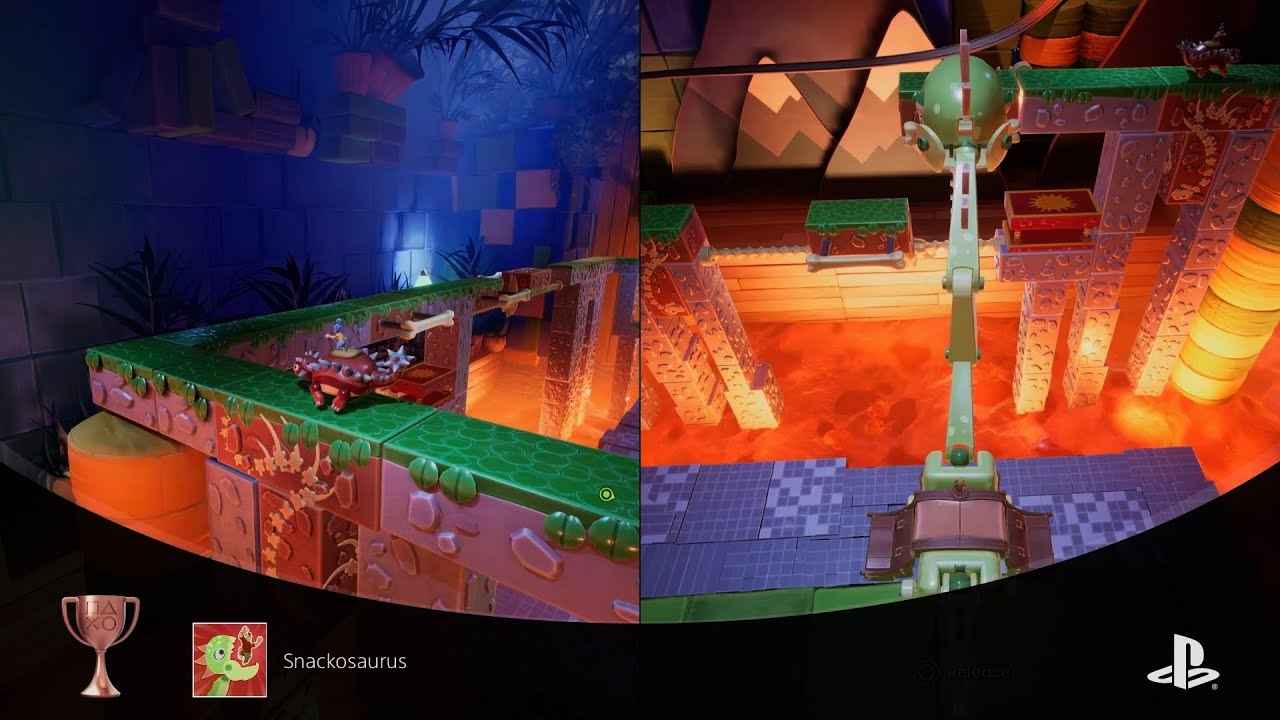 It Takes Two Trophy Guide – Snackosaurus 🥉🦖🍴| Now look who's extinct! Chapter 3 Rose Room Dino Land🏆