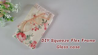Download lagu DIY Squeeze Flex Frame Glass case. How to install a snap metal frame with a bag. sewing tutorial.