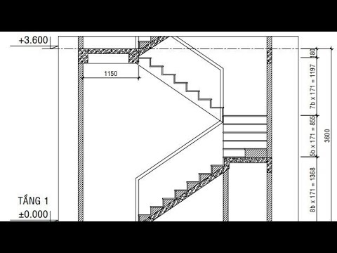 Video Cách Đọc Bản Vẽ xây Dựng p4 Cầu Thang Cho Ai Đang... - youtube