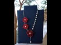 The Art of Quilling Paper Jewelry - How to make Quilling Necklace Tutorial !