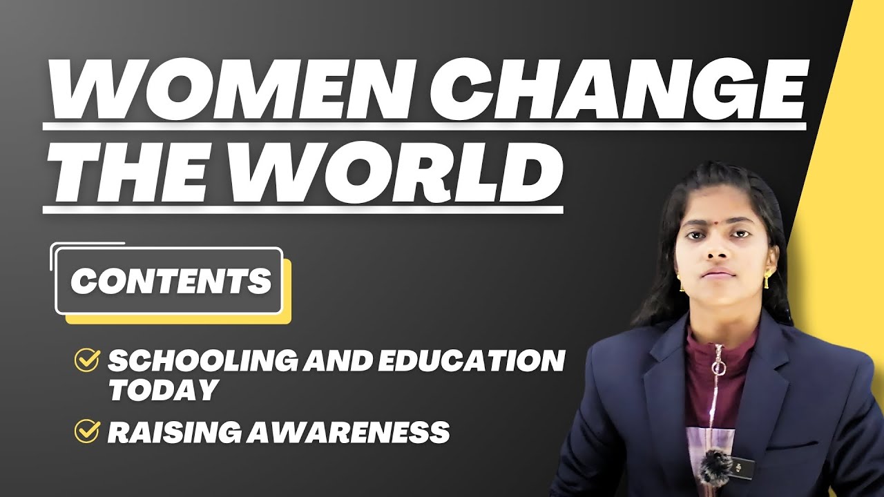 Women Change The World - Raising Awareness - YouTube