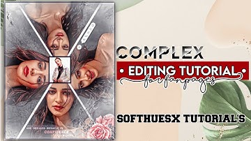 PicsArt Editing Tutorial For Fanpages•||Softhuesx Tutorial