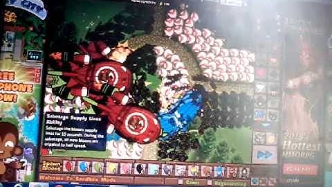 BTD 5 200 upgraded ninja monkey vs 15 zomg