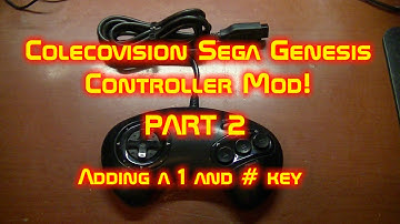 The ColecovisionUT! Sega Genesis Controller Mod Part 2!