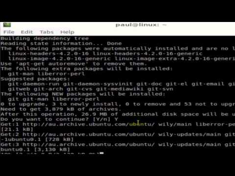 How to install git in Unix