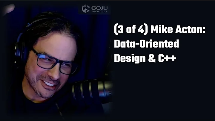 (3 of 4) Mike Acton: Data-Oriented Design & C++