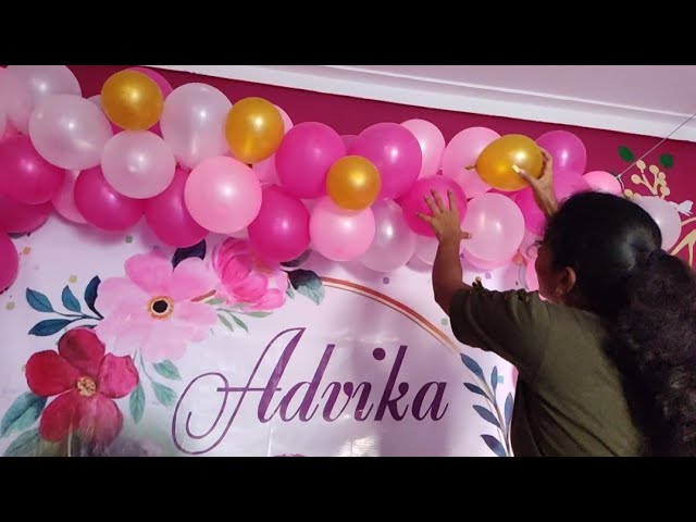 First birthday baby girl decoration ideas, First birthday theme for baby  girl