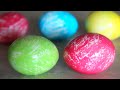 Как оригинально и быстро покрасить яйца на Пасху 2022 Мраморные Пасхальные яйца на масле