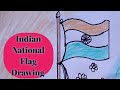 Indian national flag drawing   