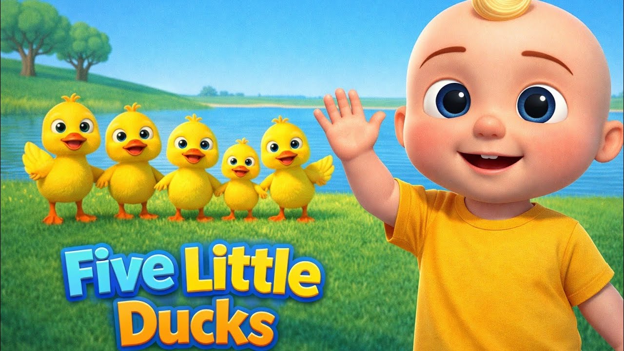 Five Little Ducks Went Out One Day 🦆🎶 | Counting Nursery Rhyme for Kids | Baby Beeps