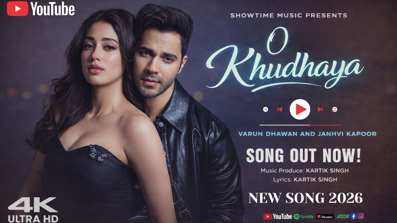 NEW SONG 2026 | O KHUDHAYA | Varun Dhawan & Janhvi Kapoor | New Hindi Song